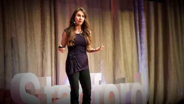 Click the photo of Marily Oppezzo presenting to view her TED talk.