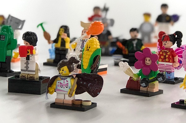 Click the photo of Boost team Lego minifigs to learn how finding your purpose helps you get where you want to be.